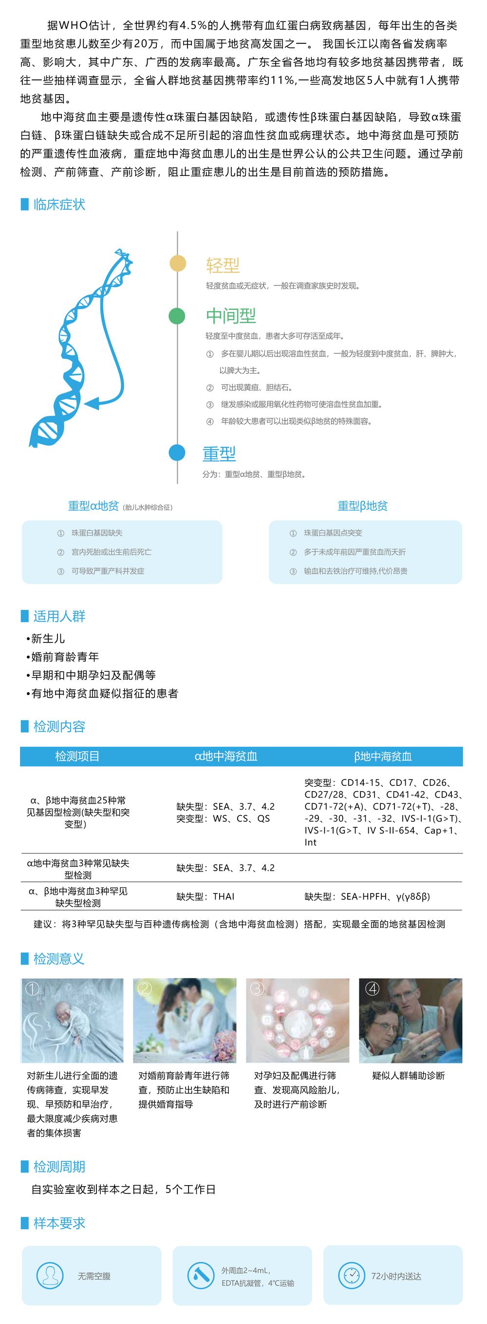 地中海贫血检测